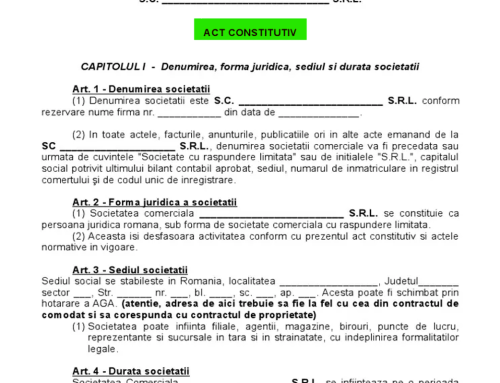 2026. Capitalul social minim obligatoriu