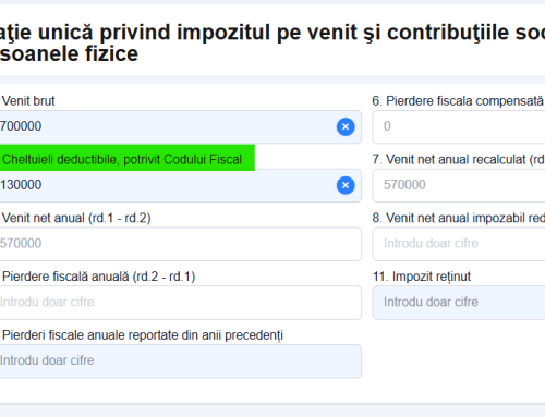 2026.PFA servicii IT – cheltuieli deductibile